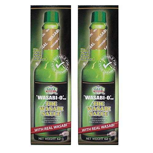 Wasabi Sauce 62 G 2.19 Oz. With Real Wasabi - 2 Pack Dipping W