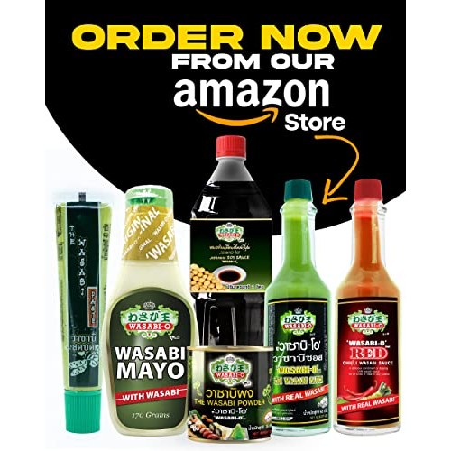 Wasabi O Spicy Mayonnaise - Premium Mayo Cream with Real Wasabi ...