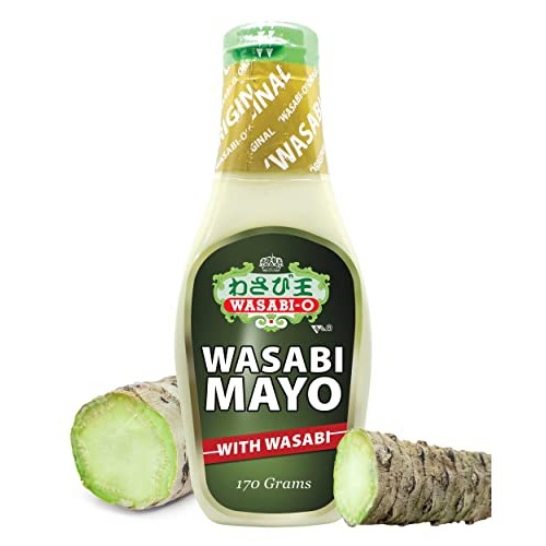 Wasabi O Spicy Mayonnaise - Premium Mayo Cream with Real Wasabi ...