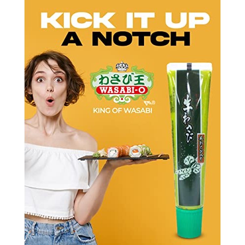 Wasabi-O Wasabi Paste 1.52Oz, 15% Real Japanese Wasabi, Prepared