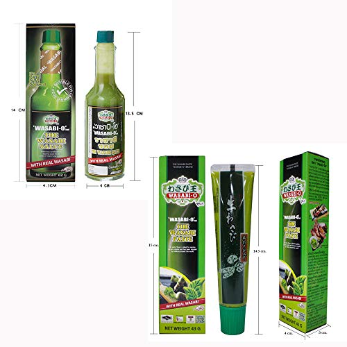 Wasabi-O, Wasabi Paste 43 G &Amp; Wasabi Sauce 62 G - The Ideal For