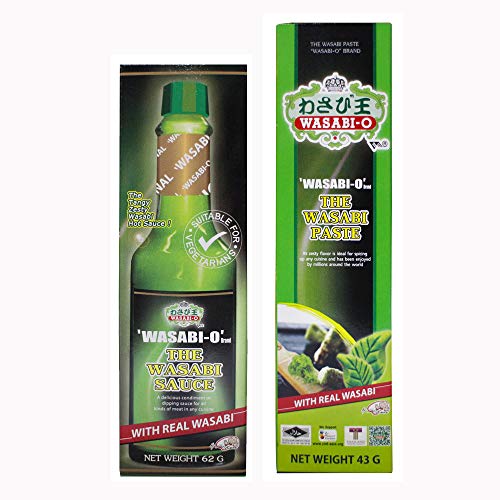Wasabi-O, Wasabi Paste 43 G &Amp; Wasabi Sauce 62 G - The Ideal For