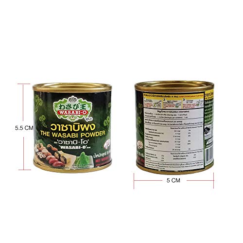 Wasabi-O, Wasabi Powder 1.24 Oz 35 G - 3 Can/Pack - The Ideal