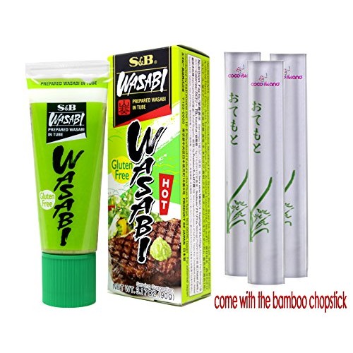 Prepared Wasabi In Tube, Family Size, 3.17 Oz 90 G Plus Bamboo