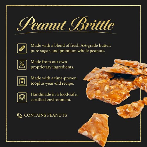 Wasatch Candy Co Peanut Brittle- Handmade Old-Fashioned Top Shel