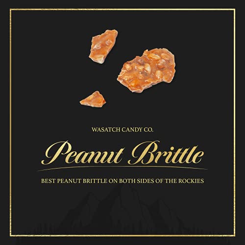 Wasatch Candy Co Peanut Brittle- Handmade Old-Fashioned Top Shel