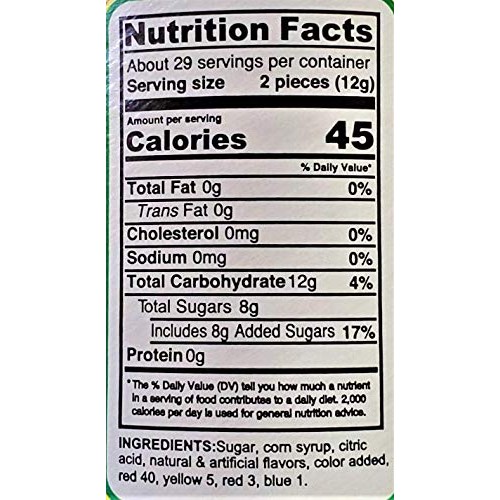 Washburns Hard Candy 12.5Oz