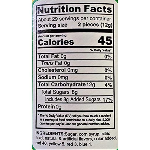 Washburns Hard Candy 2 Pack, Total Of 25Oz