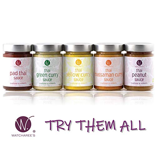 Watcharees Thai Yellow Curry Sauce | Vegan | Authentic Traditio