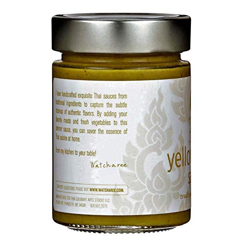 Watcharees Thai Yellow Curry Sauce | Vegan | Authentic Traditio
