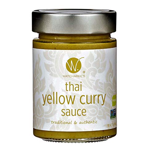 Watcharees Thai Yellow Curry Sauce | Vegan | Authentic Traditio