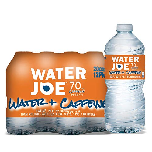 Water Joe Caffeinated Water 12 Pack, 20 Oz Bottles With 70Mg O