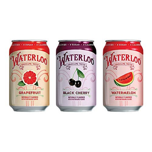 Waterloo Sparkling Water Everyday Variety Pack 12Oz Cans Pack O Waterloo Sparkling Water Everyday Variety Pack 12Oz Cans Pack O