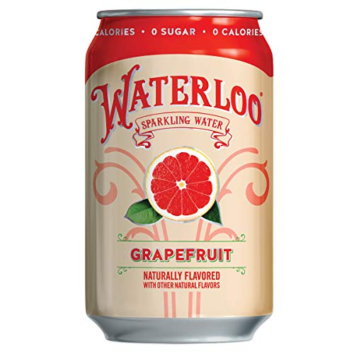 Waterloo Sparkling Water, Grapefruit Naturally Flavored, 12 Fl O
