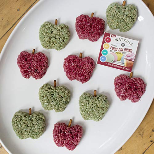 Watkins Assorted Food Coloring, 1 Each Red, Yellow, Green, Blue,