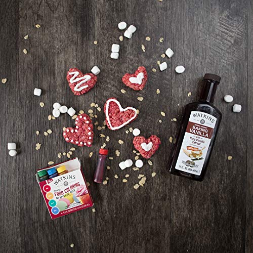 Watkins Assorted Food Coloring, 1 Each Red, Yellow, Green, Blue,