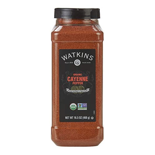 Watkins Gourmet Spice, Organic Cayenne Pepper, 16.5 Oz. Bottle,