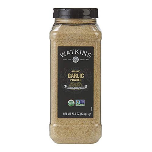 Watkins Gourmet Spice, Organic Garlic Powder, 22.0 Oz. Bottle, 1