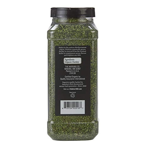 Watkins Gourmet Spice, Organic Parsley, 4.7 Oz. Bottle, 1 Count