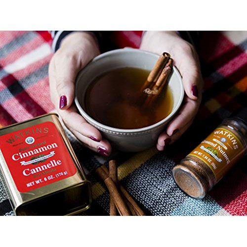 Watkins Gourmet Spice Tin, Pure Ground Cinnamon, 6 Oz. Tin, 1-Count
