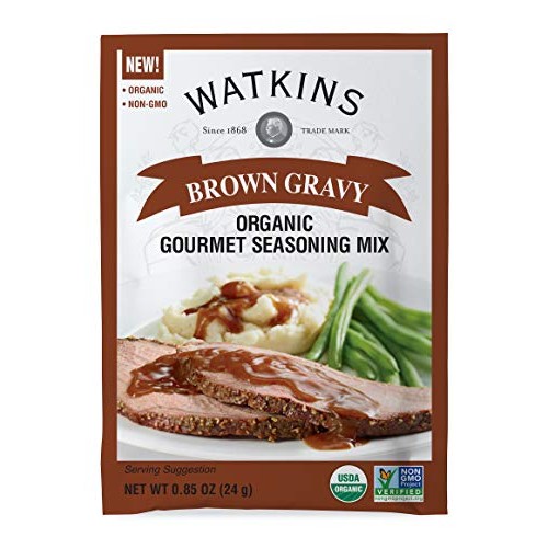 Watkins Organic Brown Gravy Gourmet Seasoning Mix, 0.85 Oz Pack