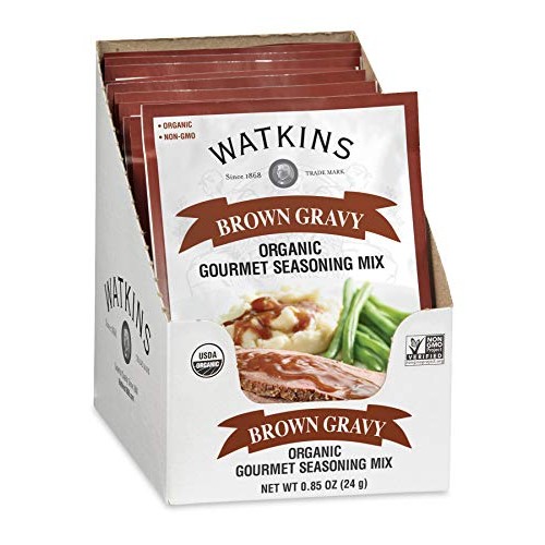 Watkins Organic Brown Gravy Gourmet Seasoning Mix, 0.85 Oz Pack