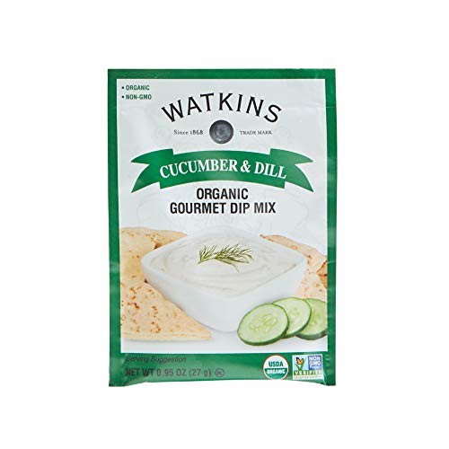 Watkins Organic Gourmet Dip Mix, Cucumber &Amp; Dill, 0.95 Oz. Packe