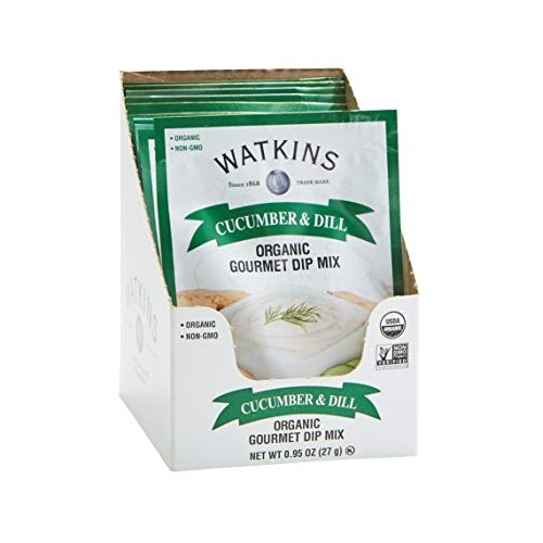 Watkins Organic Gourmet Dip Mix, Cucumber &Amp; Dill, 0.95 Oz. Packe