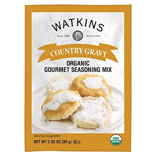 Watkins Organic Gourmet Seasoning Mix, Country Gravy, 2.82 Oz. P