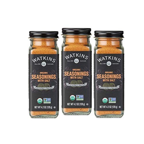 Watkins Organic Seasonings With Salt, 4.2 Ounce, Pack Of 3