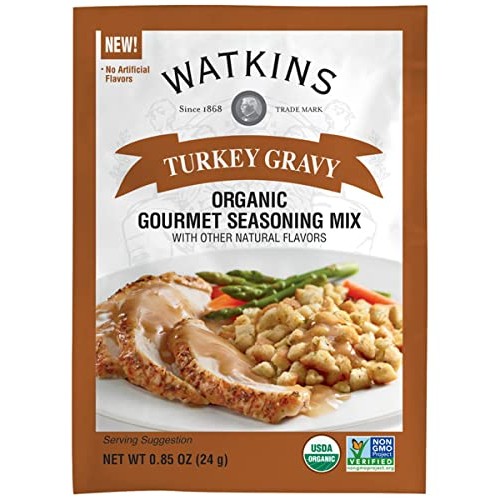 Watkins Organic Turkey Gravy Gourmet Seasoning Mix, 0.85 Oz., 1