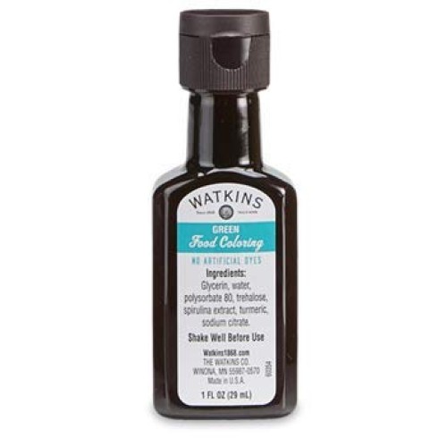 Watkins Green Food Coloring All Natural - No Artificial Dyes