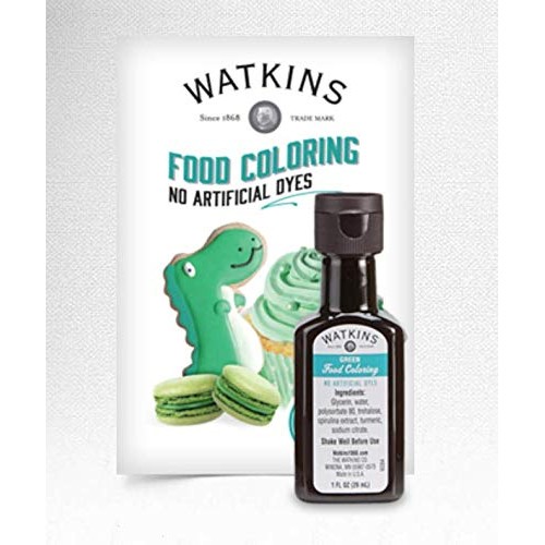 Watkins Green Food Coloring All Natural - No Artificial Dyes