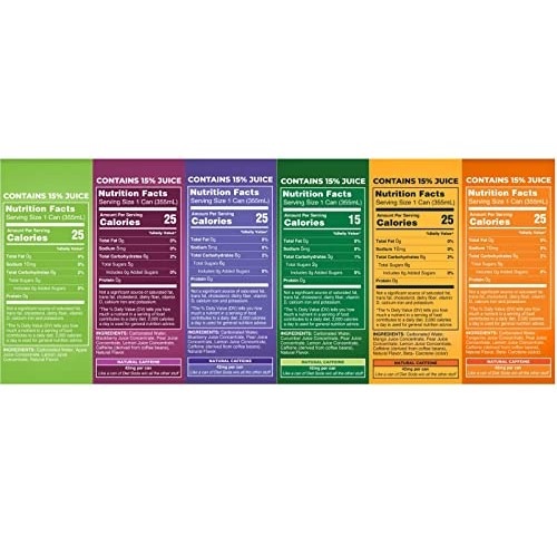 New Wave Natural Sparkling Soda Water Sweetened With Real Fruit