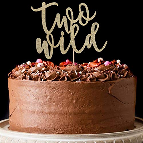Two Wild Birthday Cake Toppers-Two Cake Toppers, Two Wild Party