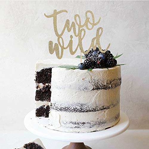 Two Wild Birthday Cake Toppers-Two Cake Toppers, Two Wild Party