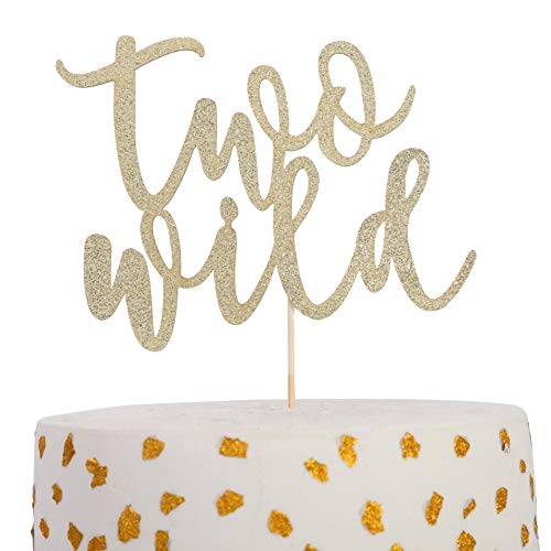 Two Wild Birthday Cake Toppers-Two Cake Toppers, Two Wild Party