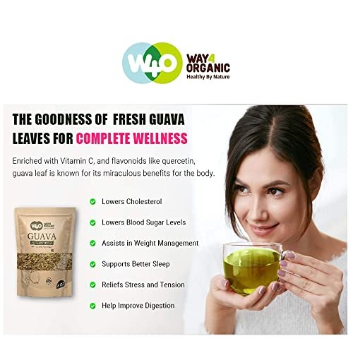 Guava Leaf Tea Dried Crushed Leaves, Not Powder 8 Oz, Sleep Ai...