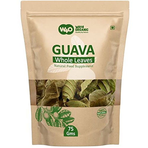 Guava Whole Dry Leaves 2.65 oz75 grams, Loose Leaf Tea, 100% P...