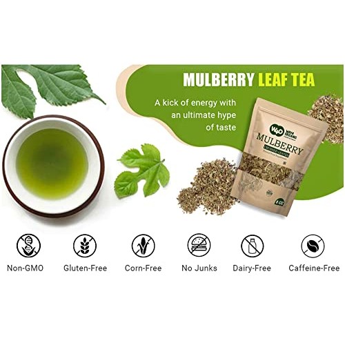 Mulberry Leaf Tea 8 Oz, Dried Crushed Leaves, Best Caffeine Free...