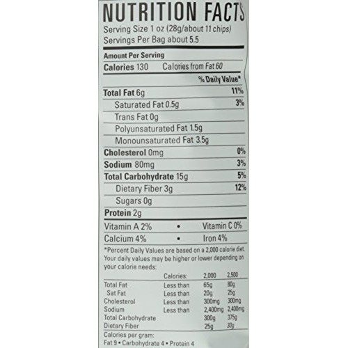 Way Better Snacks Tortilla Chips, Black Bean, 5.5 Ounce