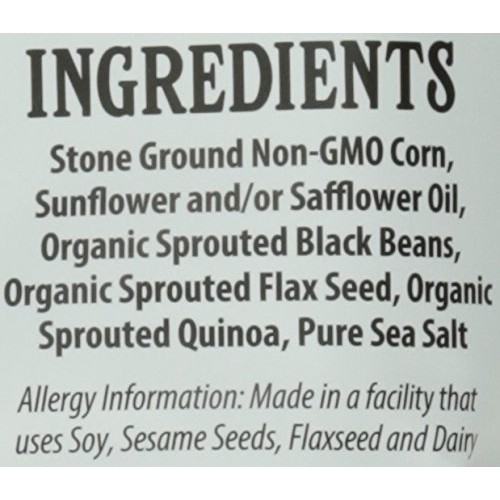 Way Better Snacks Tortilla Chips, Black Bean, 5.5 Ounce