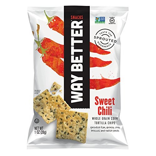 Way Better Snacks Sprouted Gluten Free Tortilla Chips, So Sweet