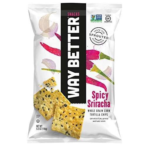 Way Better Snacks Chip Trtlla Spcy Sriracha 5.5Oz