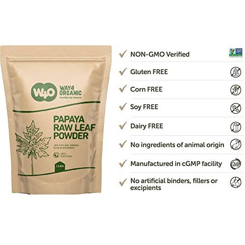 Papaya Leaf Powder 16 Ounces1 Pound, Dried From Fresh Green Le