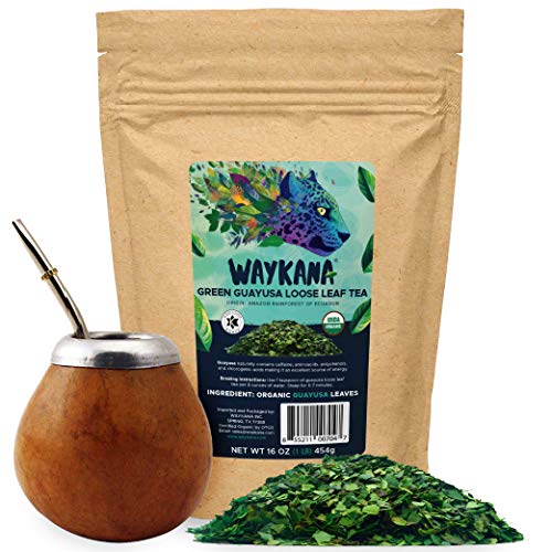 Waykana Guayusa Loose Leaf Tea, 16 Ounce | Yerba Mate &Amp; Coffee A