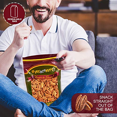 5-Pounds of 100% Natural Raw Pecan Nuts- Whole, Shelled & Unsalt...