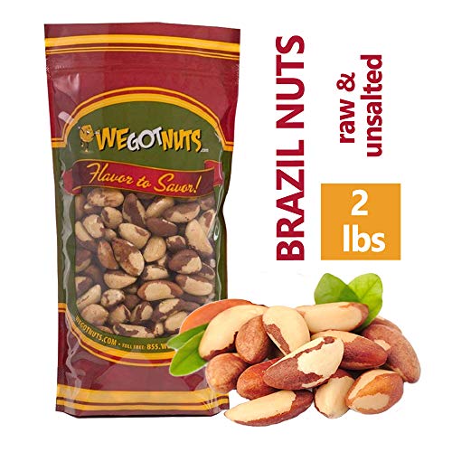 Brazil Nuts - 2 Pounds ,Whole, Shelled, Raw, Natural, No Preserv