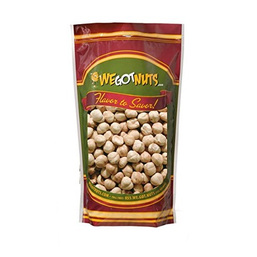 Roasted Unsalted Blanched Hazelnuts/Filberts 1 Pound - We Got Nuts