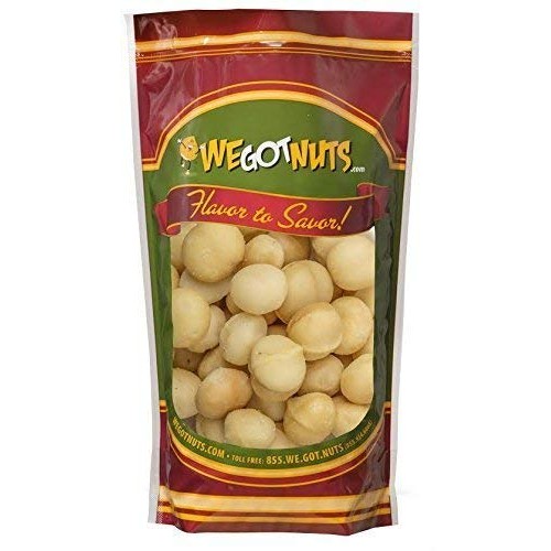 Macadamia, Raw, Unsalted, Shelled, Bulk - We Got Nuts 1 Lb.